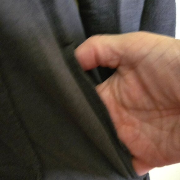 Neon Buddha Lagonlook Minimalist Oversized Black Peplum Tunic Size S - Picture 3 of 8